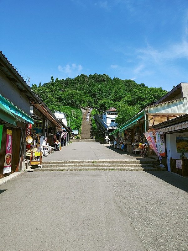 飯盛山　階段